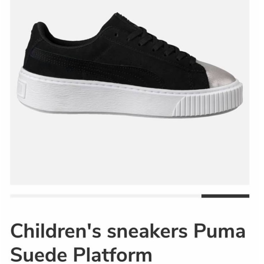 Puma Suede Platform Glam Sneakers NWOT. - Picture 9 of 11